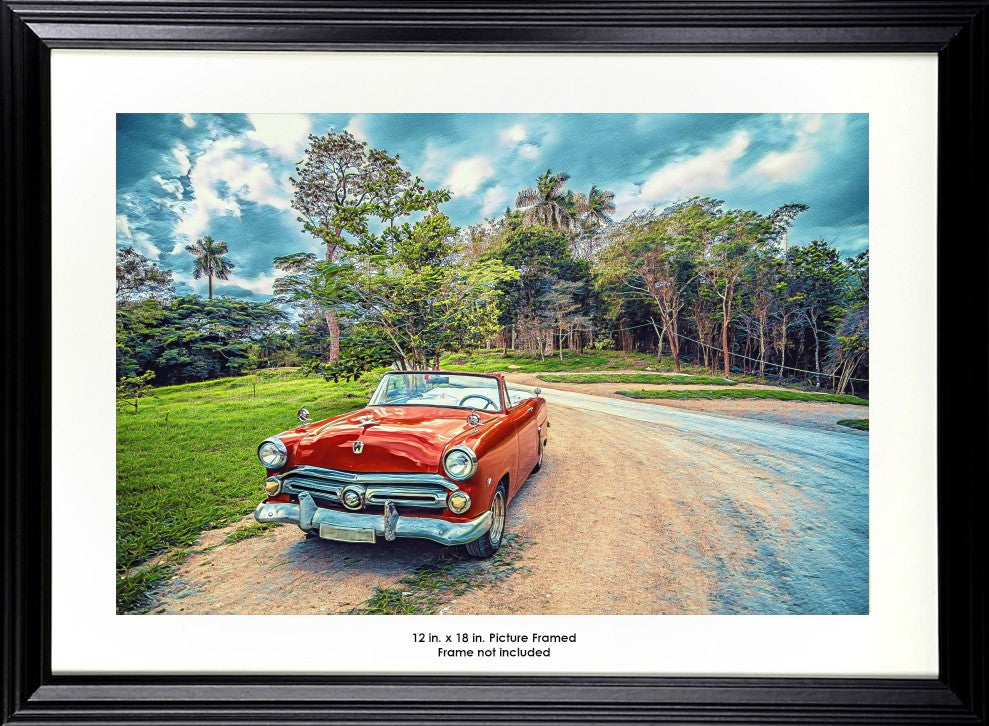 A Classic Red Car
