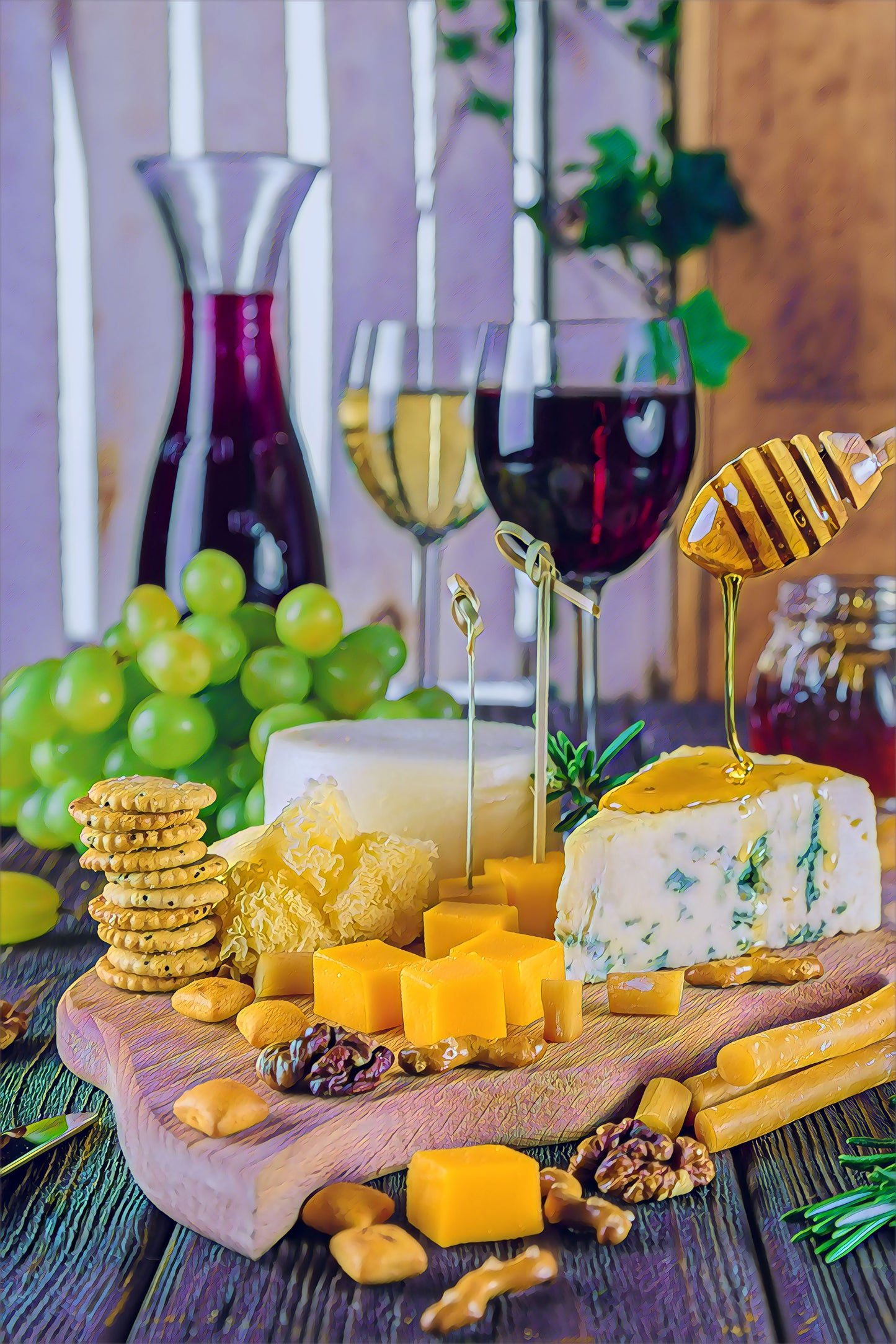 Wine and Cheese
