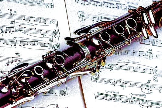 Clarinet and Music Notes