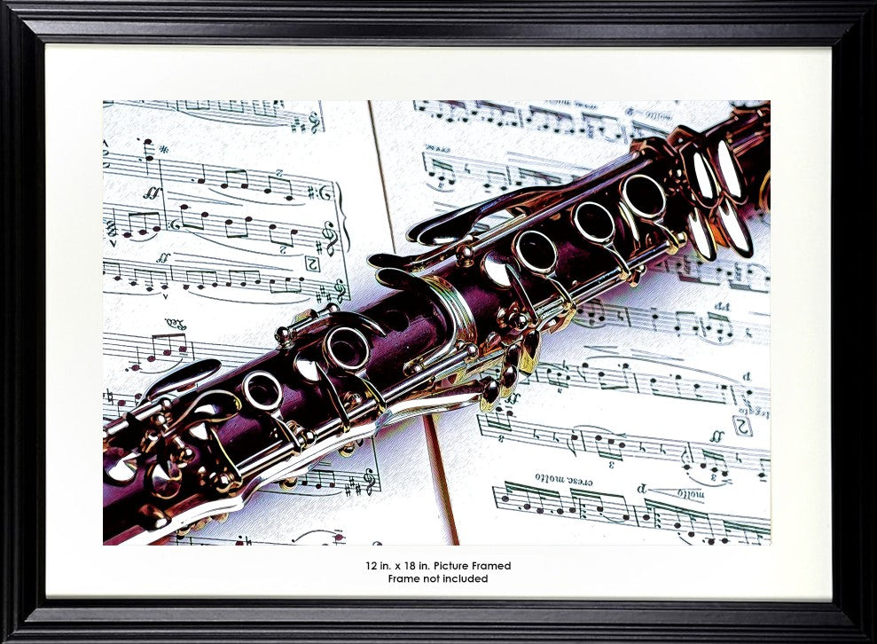 Clarinet and Music Notes
