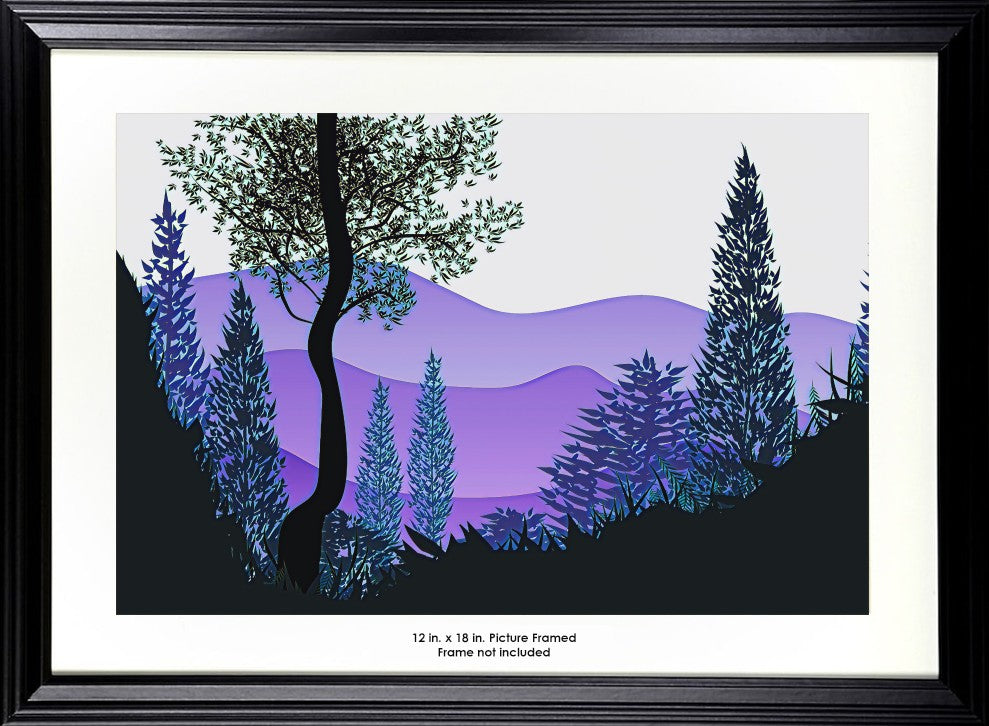 Forest and Mountains