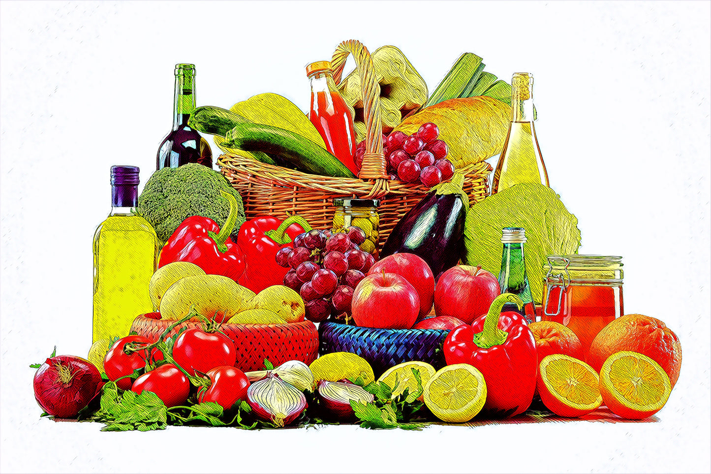 Fruits, Vegetables and Drinks