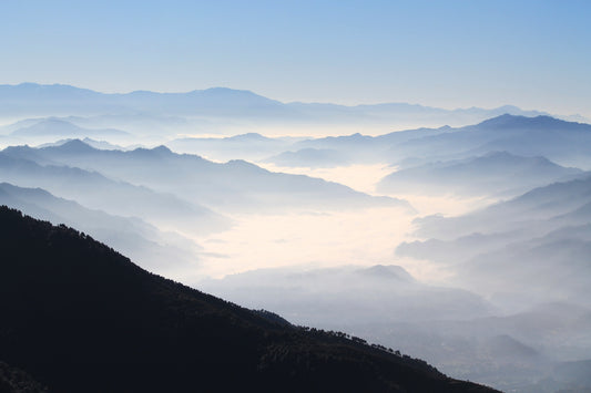Layers of Mountain and Fog